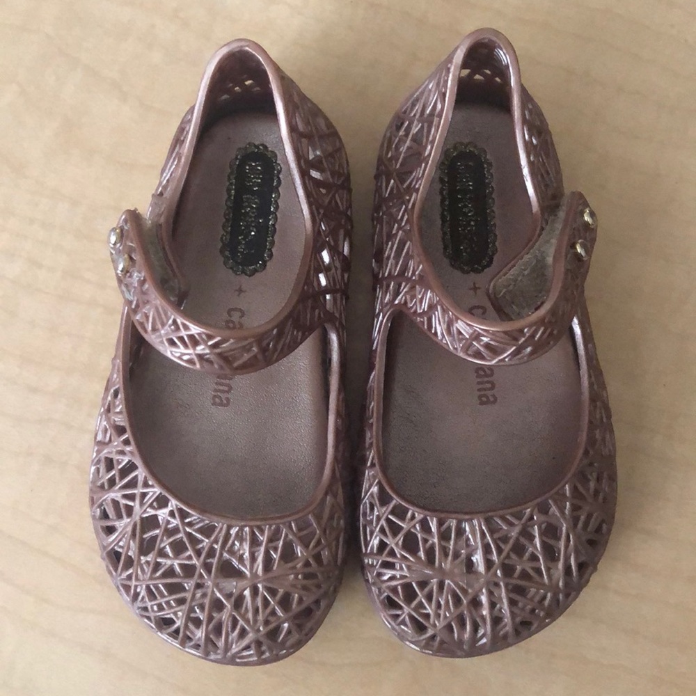 Mini Melissa + Campana Mary Jane Flats